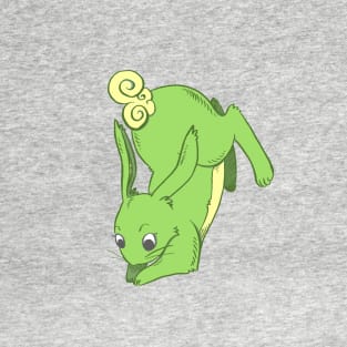 Shamrock Green Rabbit Post-Pounce T-Shirt